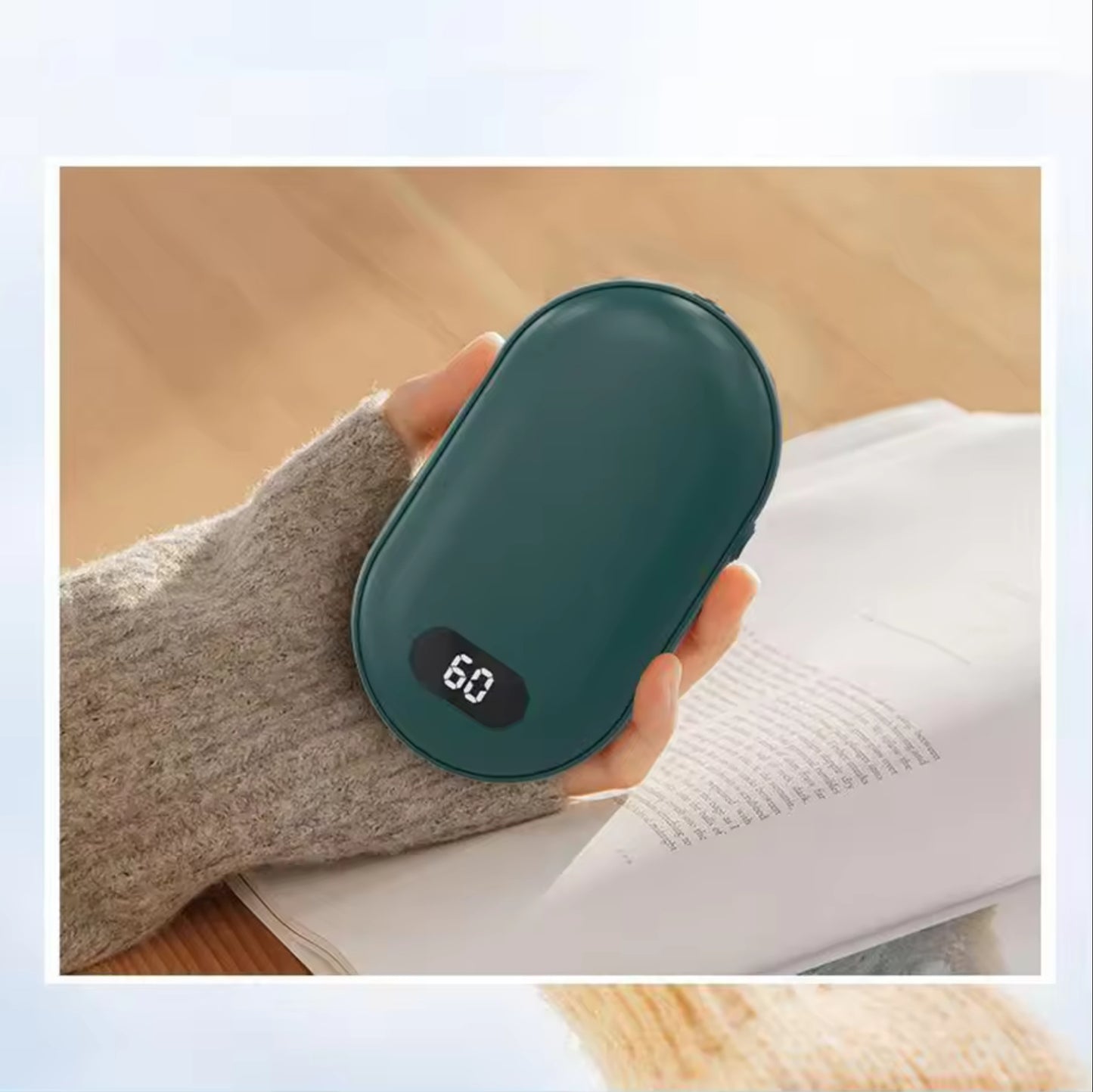 🔥 Premium Rechargeable Hand Warmer — Your Winter Essential